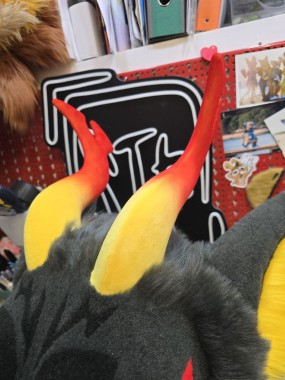 Dragon horns finished by STF